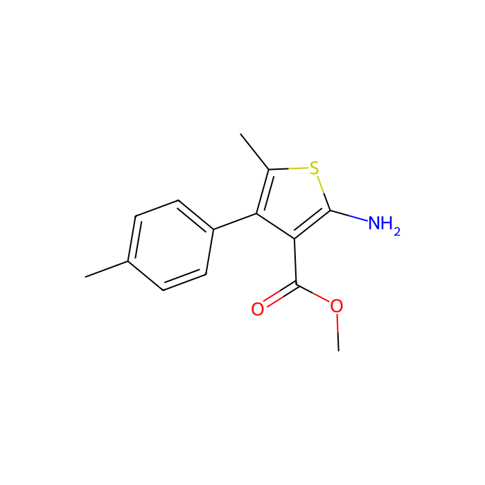 2-氨基-5-甲基-4-p -甲苯噻吩-3-羧酸甲酯