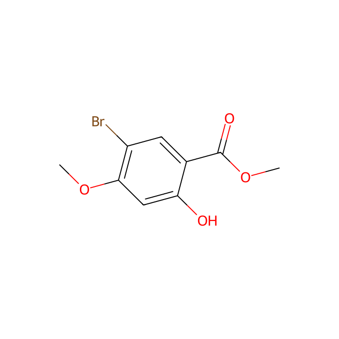 5-溴-2-羟基-4-甲磺酸苯甲酸甲酯