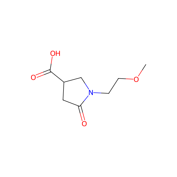 1-(2-甲氧乙基)-5-氧吡咯烷-3-羧酸