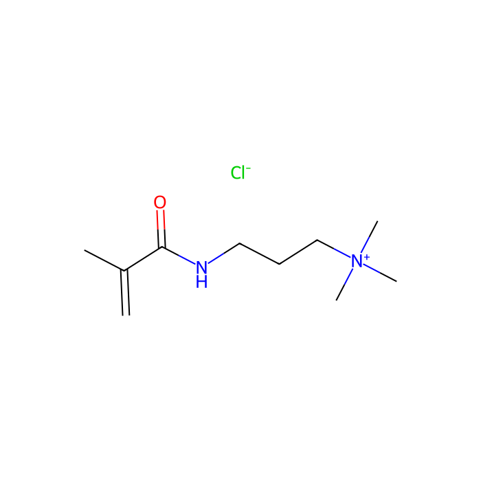 N,N,N-三甲基-3-(2-甲基烯丙酰氨基)-1-氯化丙铵