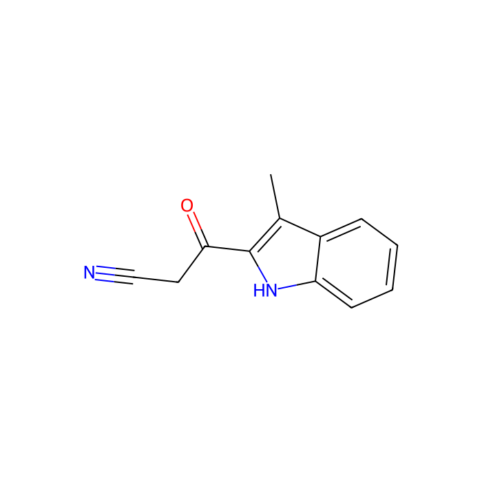 3-(3-甲基-1H-吲哚-2-基)-3-氧丙烷腈