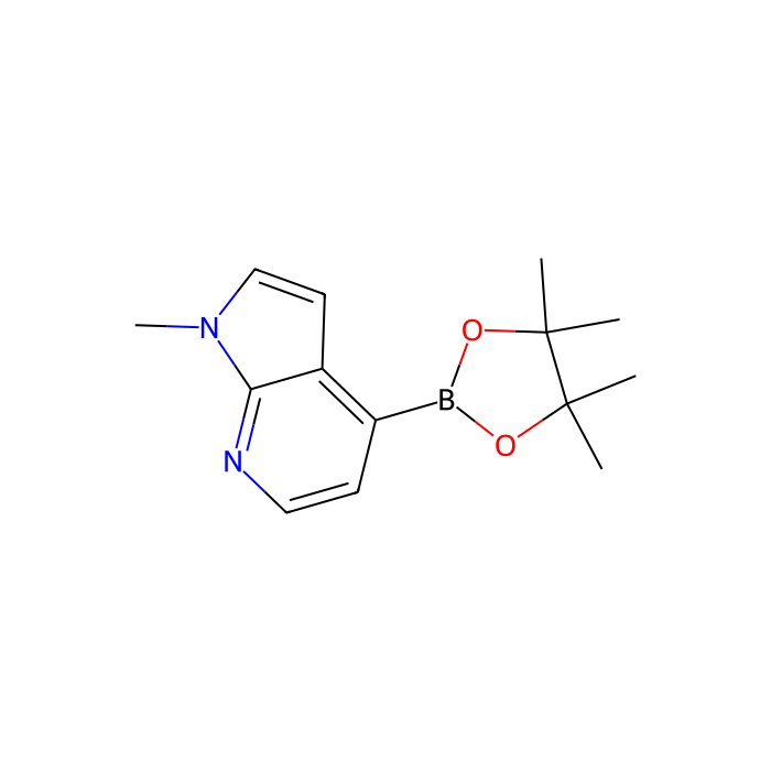 1-甲基-4-(四甲基-1,3,2-二氧杂环戊硼烷-2-基)-1H-吡咯并[2,3-b]吡啶