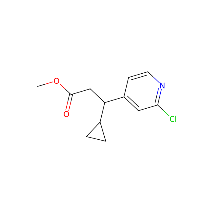 (3S)-3-(2-氯吡啶-4-基)-3-环丙基丙酸甲酯