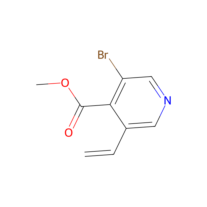 3-溴-5-乙烯基吡啶-4-羧酸甲酯