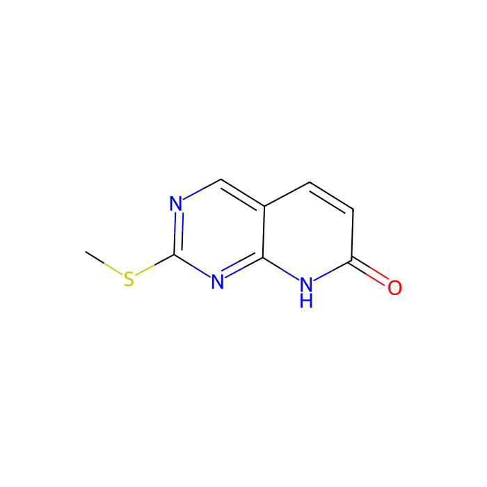 2-(甲基硫基)-7H,8H-吡啶并[2,3-d]嘧啶-7-酮