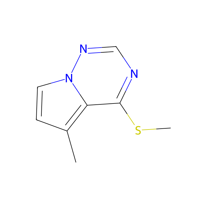 5-甲基-4-(甲基硫烷基)吡咯并[2,1-f] [1,2,4]三嗪