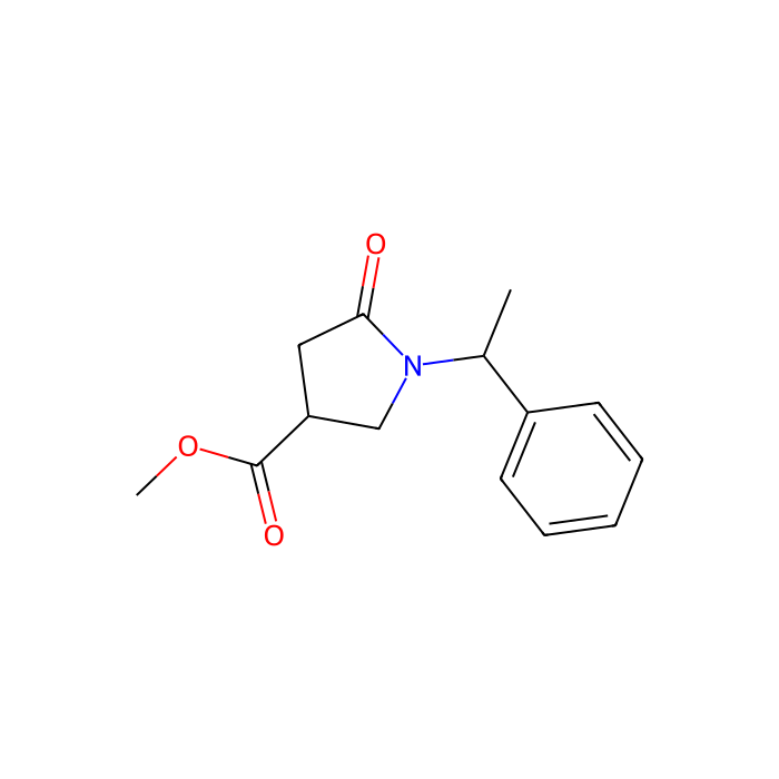 甲基 (3s)-5-氧亚基-1-[(1r)-1-苯基乙基]吡咯烷-3-甲酸基酯
