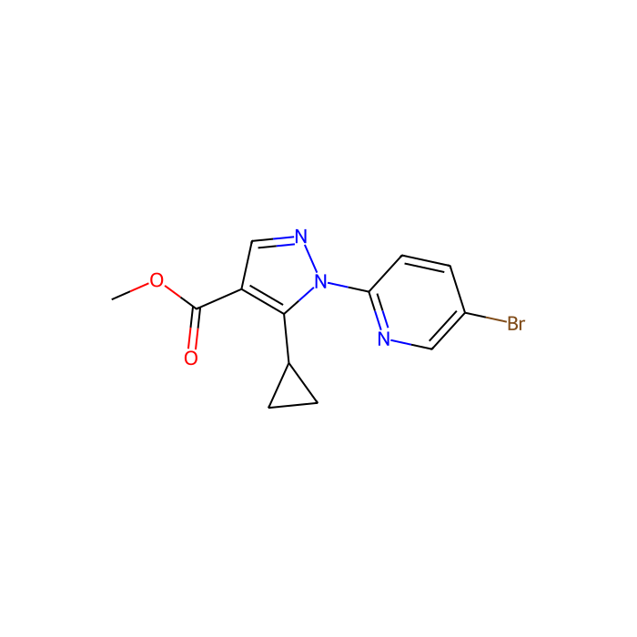 1-(5-溴吡啶-2-基)-5-环丙基吡唑-4-羧酸甲酯