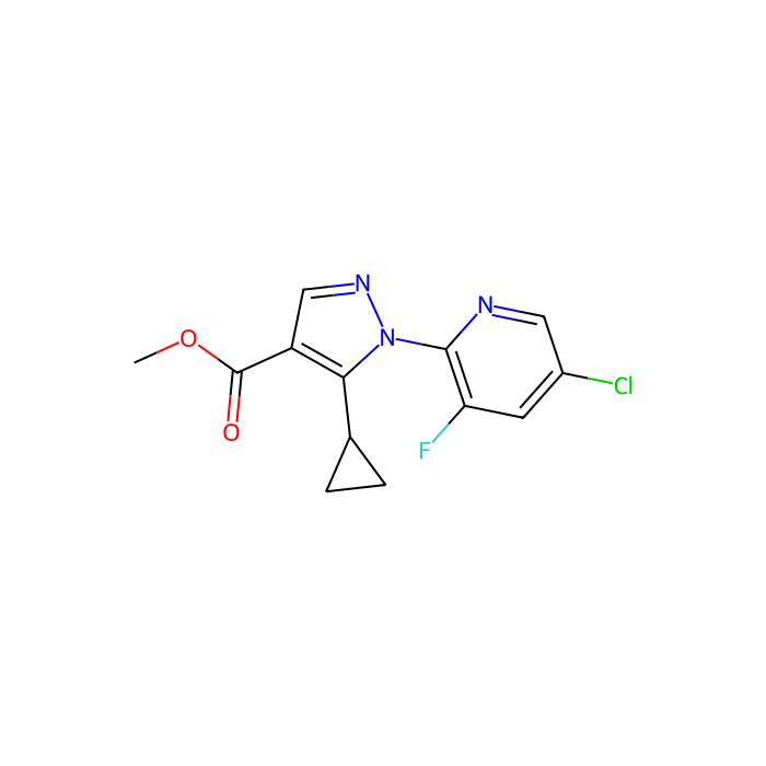 1-(5-氯-3-氟吡啶-2-基)-5-环丙基吡唑-4-羧酸甲酯