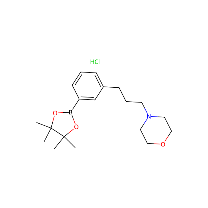 3-(3-吗啉代丙基)苯基硼酸,频哪醇酯盐酸盐