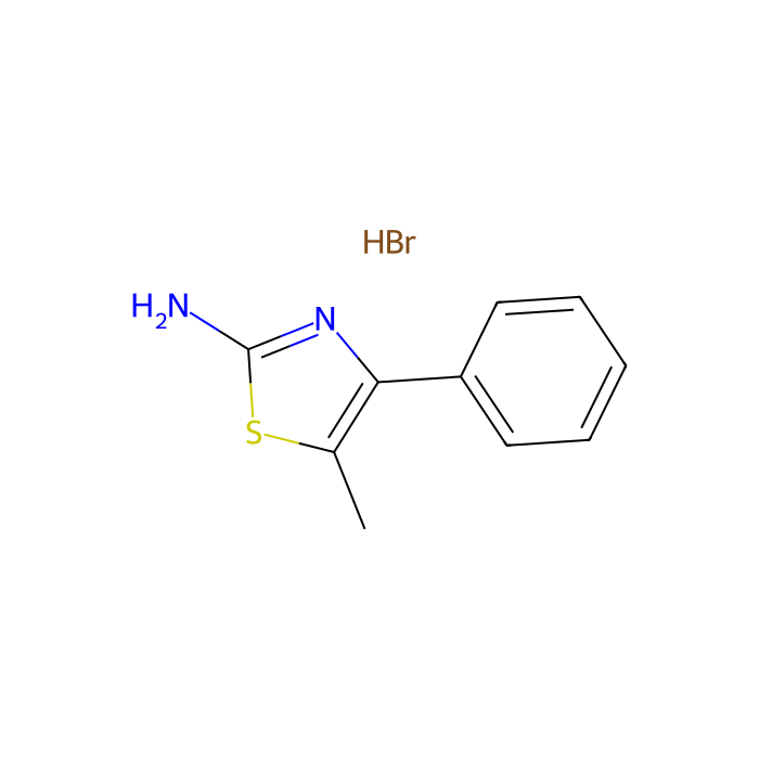 5-甲基-4-苯基-1,3-噻唑-2-胺氢溴酸盐