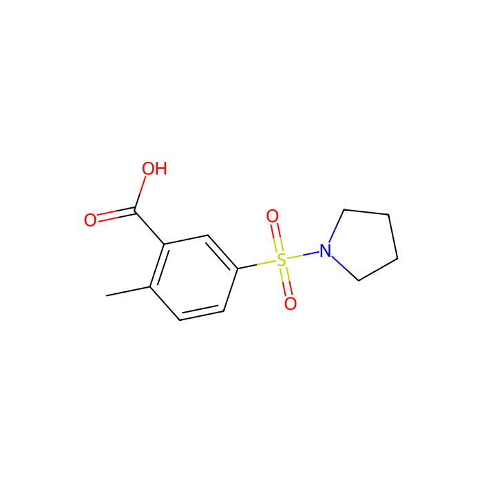 2-甲基-5-(吡咯烷-1-磺酰基)-苯甲酸
