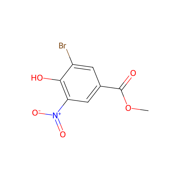 3-溴-4-羟基-5-硝基苯甲酸甲酯