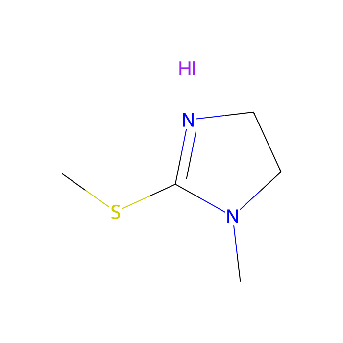 1-甲基-2-(甲硫基)-4,5-二氢-1h-咪唑氢碘化物