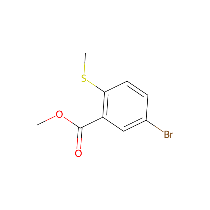 5-溴-2-(甲硫基)苯甲酸甲酯