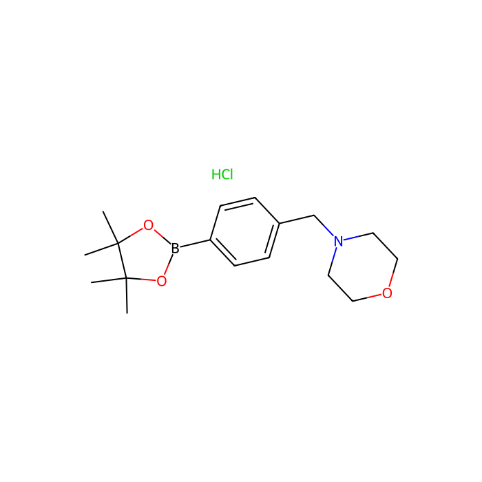 4-[4-(4,4,5,5-四甲基-1,3,2-二氧杂环戊硼烷-2-基)苄基]吗啉盐酸盐