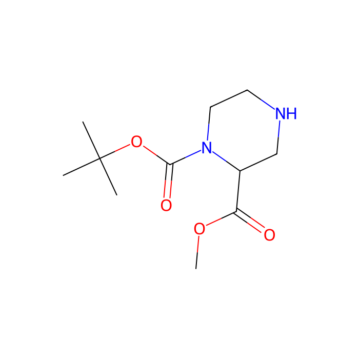 N-1-Boc-2-哌嗪甲酸甲酯
