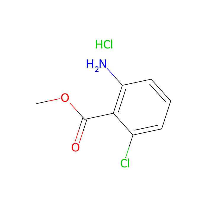 2-氨基-6-氯苯羧酸甲酯盐酸盐