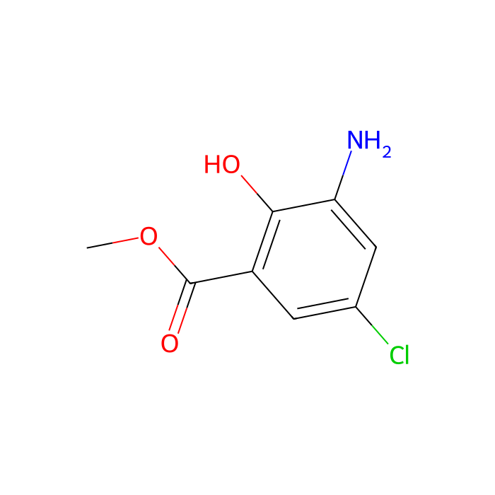 3-氨基-5-氯-2-羟基苯甲酸甲酯