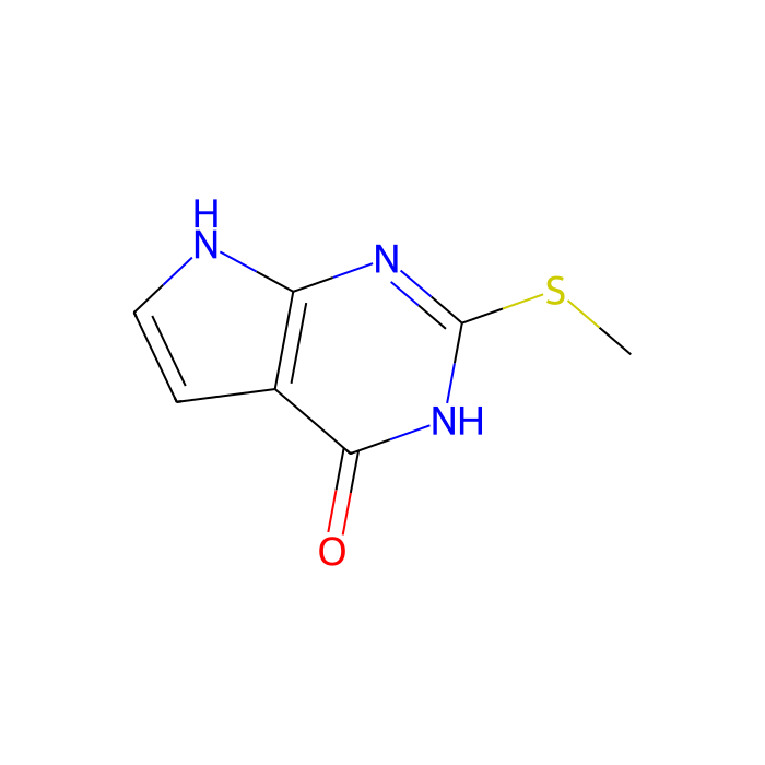 2-甲硫基-4-羟基-7H-吡咯[2,3-d]嘧啶