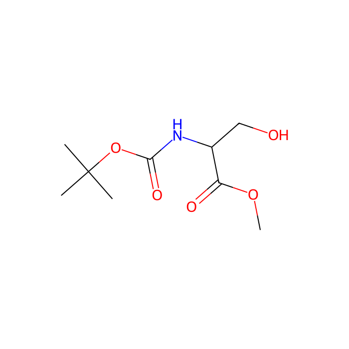 N-Boc-dl-丝氨酸甲酯