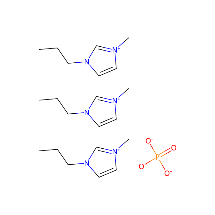 1-甲基-3-丙基咪唑鎓磷酸盐