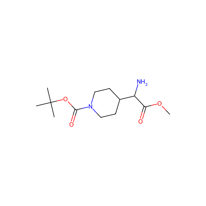 2-氨基-2-(1-Boc-4-哌啶基)乙酸甲酯