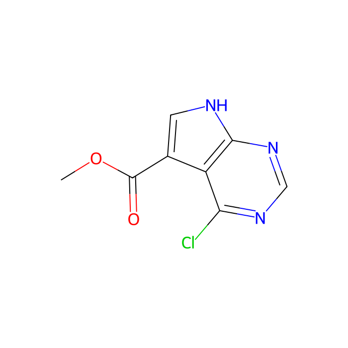 4-氯-7H-吡咯并[2,3-d]嘧啶-5-羧酸甲酯