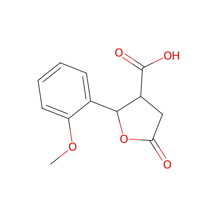 2-（2-甲氧基苯基）-5-酮基四氢呋喃-3-羧酸