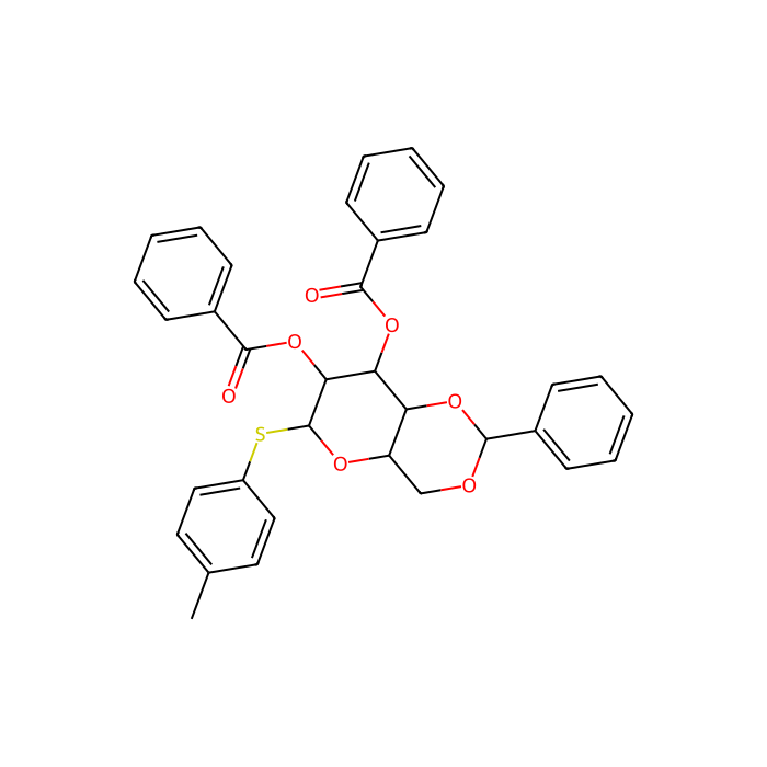 4-甲基苯基 4,6-O-苄叉-2,3-二-O-苯甲酰基-1-硫代-β-D-吡喃葡萄糖苷