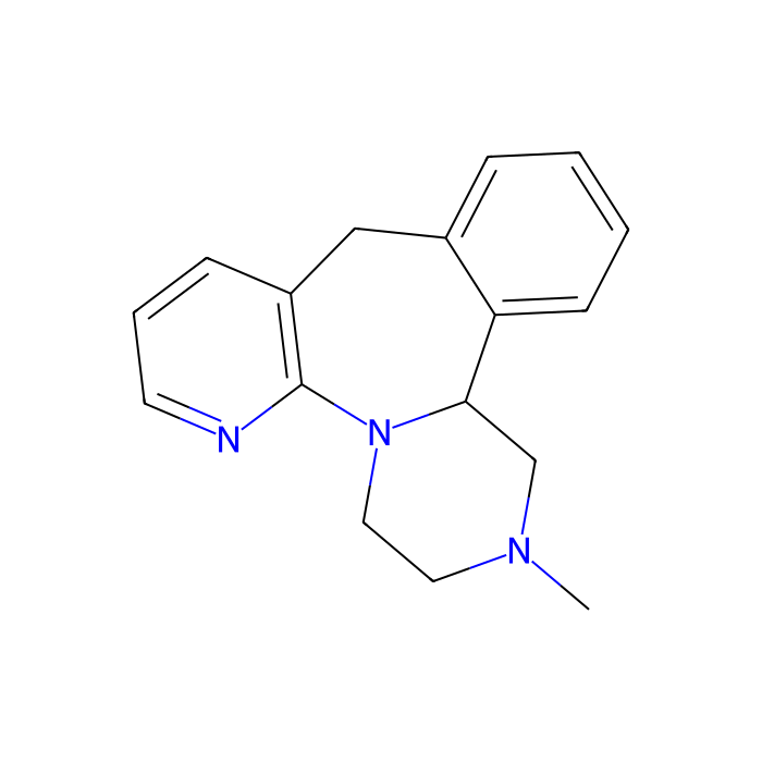 米氮平, 5-HT 2A 受体拮抗剂；5-HT 2C 受体拮抗剂；α 2A 肾上腺素受体拮抗剂；α 2B 肾上腺素受体拮抗剂；α 2C 肾上腺素受体拮抗剂
