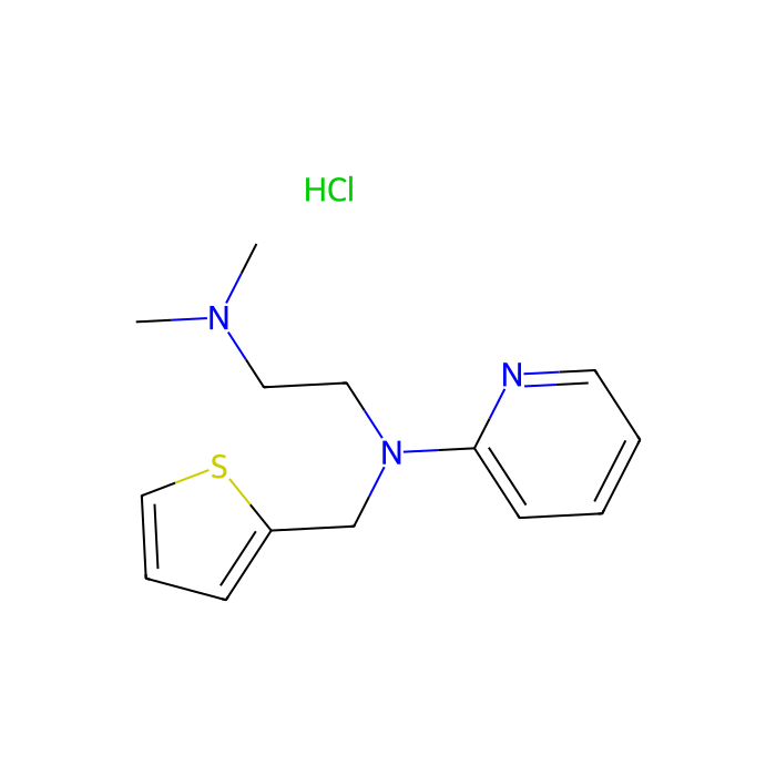 盐酸美沙吡林, 组胺 H1 受体拮抗剂