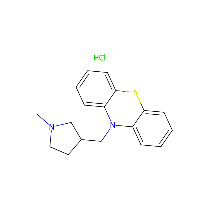 盐酸甲地拉嗪, 组胺 H1 受体拮抗剂