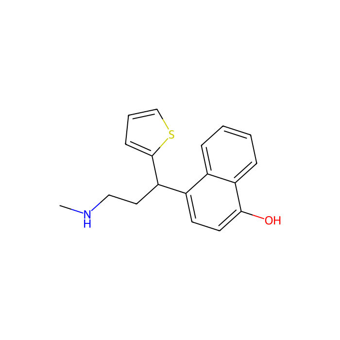 4-（3-甲基氨基-1-噻吩-2-基-丙基）-萘-1-醇