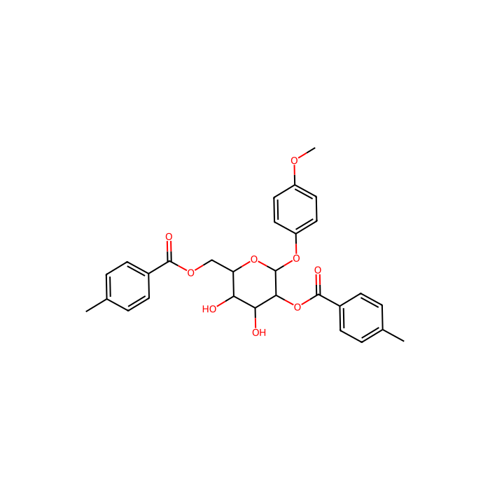 4-甲氧苯基-2,6-双-O-(4-甲基苯甲酰基)-β-D-吡喃半乳糖苷
