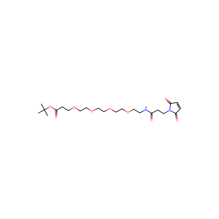 马来酰亚胺-C₂-酰胺-PEG4-羧酸叔丁酯