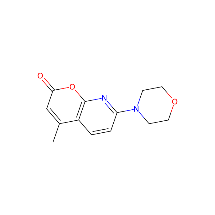 4-甲基-7-吗啉基-8-氮杂香豆素