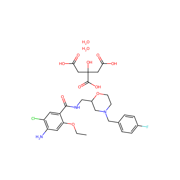 莫沙必利 柠檬酸盐 二水合物