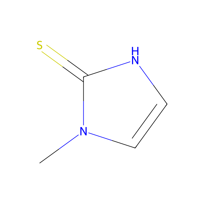 2-巯基-1-甲基咪唑, 甲状腺过氧化物酶抑制剂