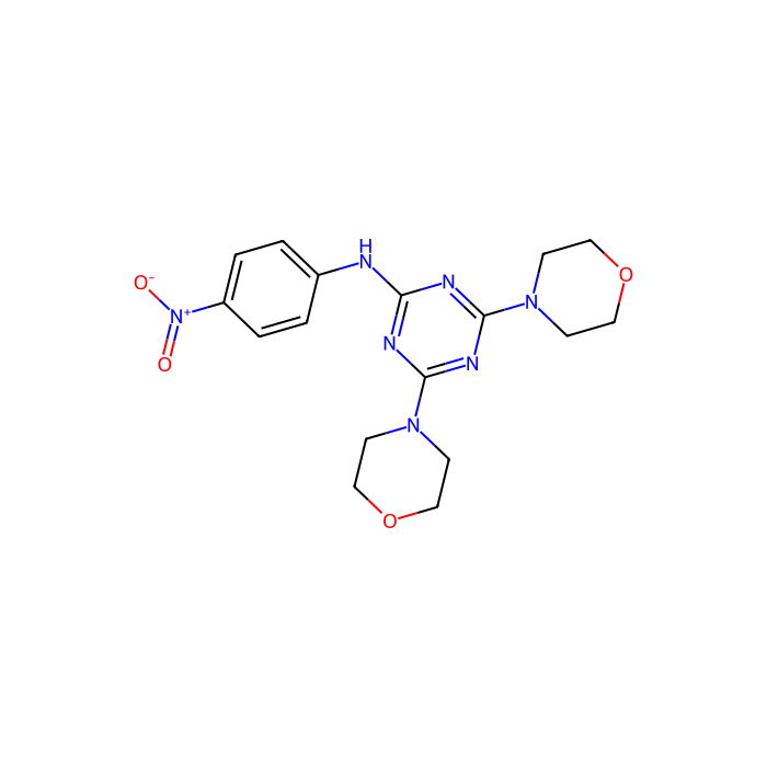 4,6-二(4-吗啉基)-N-(4-硝基苯基)-1,3,5-三嗪-2-胺