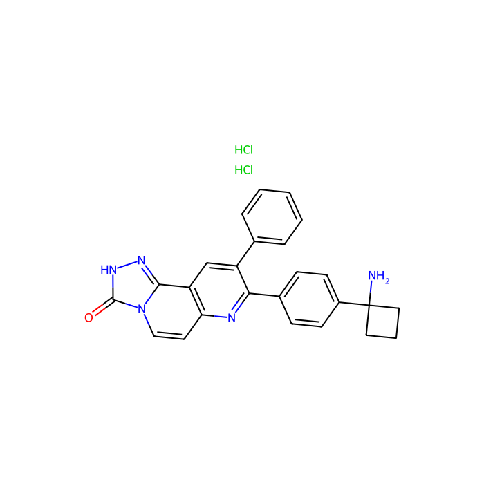 MK-2206 2HCl, AKT 丝氨酸/苏氨酸激酶 1 的变构调节剂；AKT 丝氨酸/苏氨酸激酶 2 的变构调节剂；AKT 丝氨酸/苏氨酸激酶 3 的变构调节剂