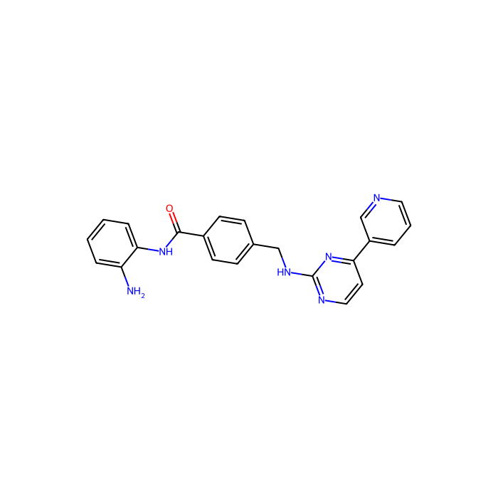 Mocetinostat (MGCD0103), 组蛋白去乙酰化酶 1 抑制剂；组蛋白去乙酰化酶 2 抑制剂；组蛋白去乙酰化酶 3 抑制剂