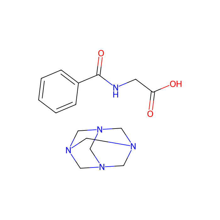 马尿酸亚甲胺, DNA 抑制剂