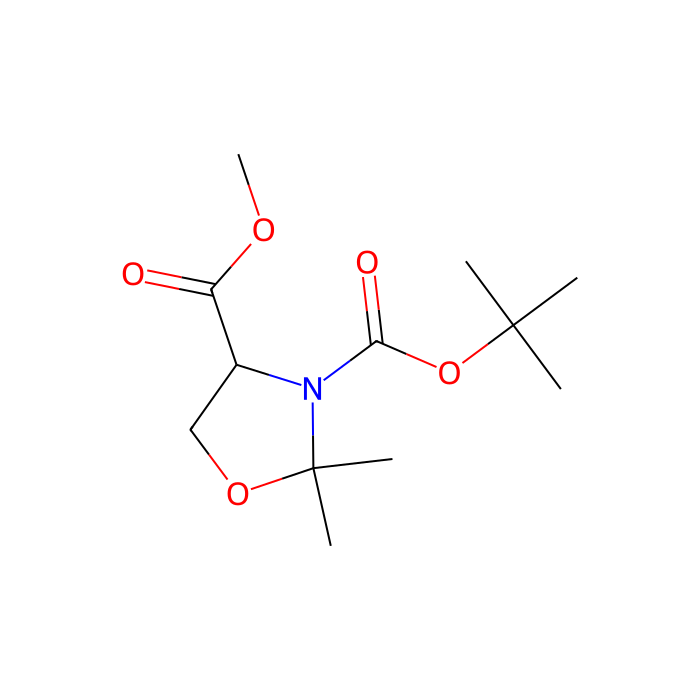 (R)-(+)-3-Boc-2,2-二甲基-4-恶唑烷羧酸甲酯