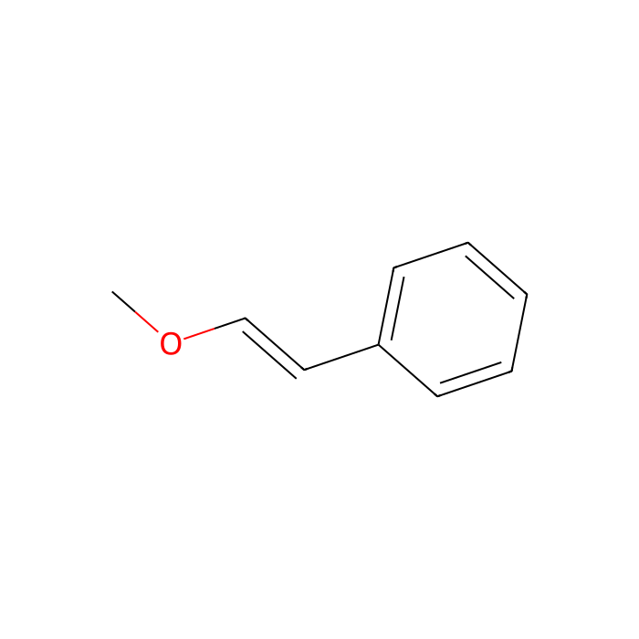 β-甲氧基苯乙烯，顺式和反式的混合物