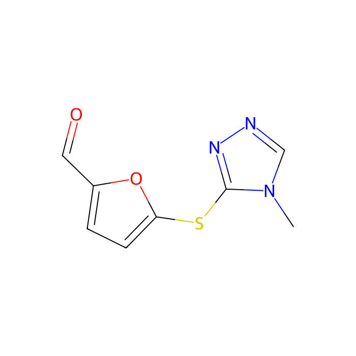 5-[(4-甲基-4H-1,2,4-三唑-3-基)硫代]-2-糠醛