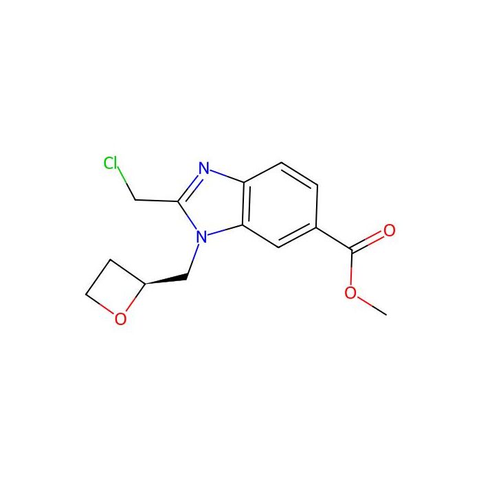 (S)-2-(氯甲基)-1-(2-氧杂环丁基甲基)-1H-苯并[D]咪唑-6-甲酸甲酯