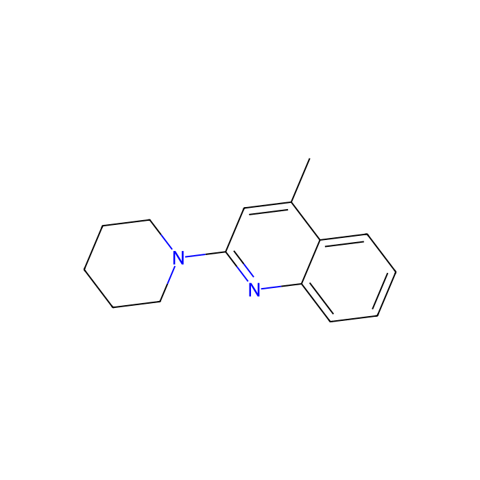 4-甲基-2-(1-哌啶基)-喹啉, TRPC4 通道阻断剂;TRPC5 通道阻断剂