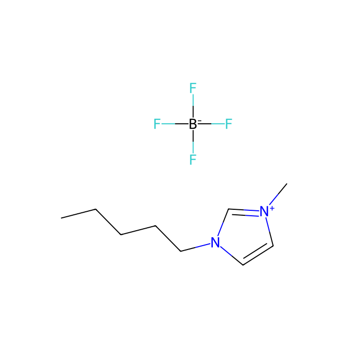 1-甲基-3-戊基-1H-咪唑-3-鎓四氟硼酸盐