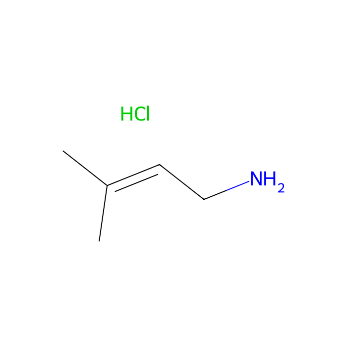 3-甲基丁-2-烯-1-胺盐酸盐